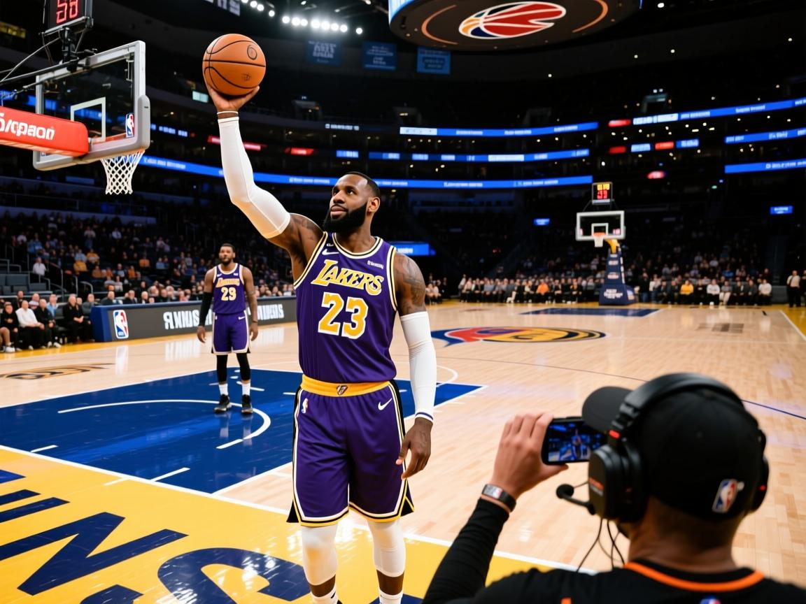 湖人赢球尼克斯，詹姆斯统御全场